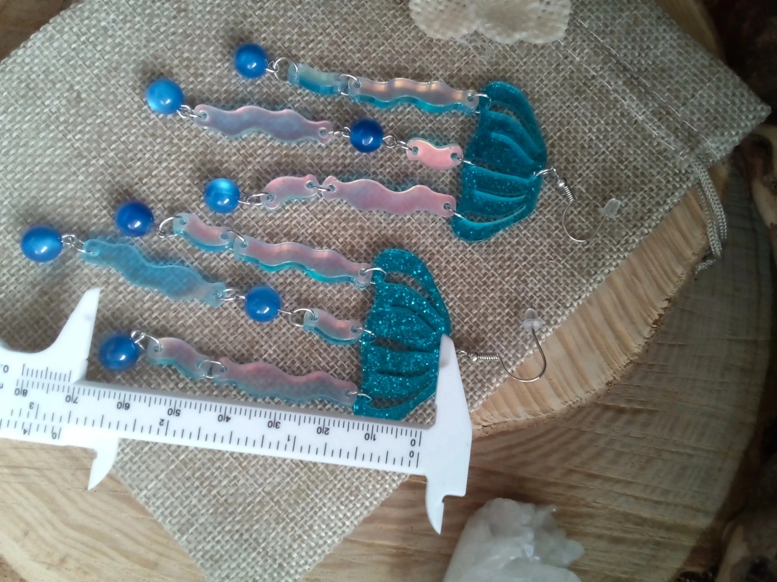 Jellyfish earrings – photo 2